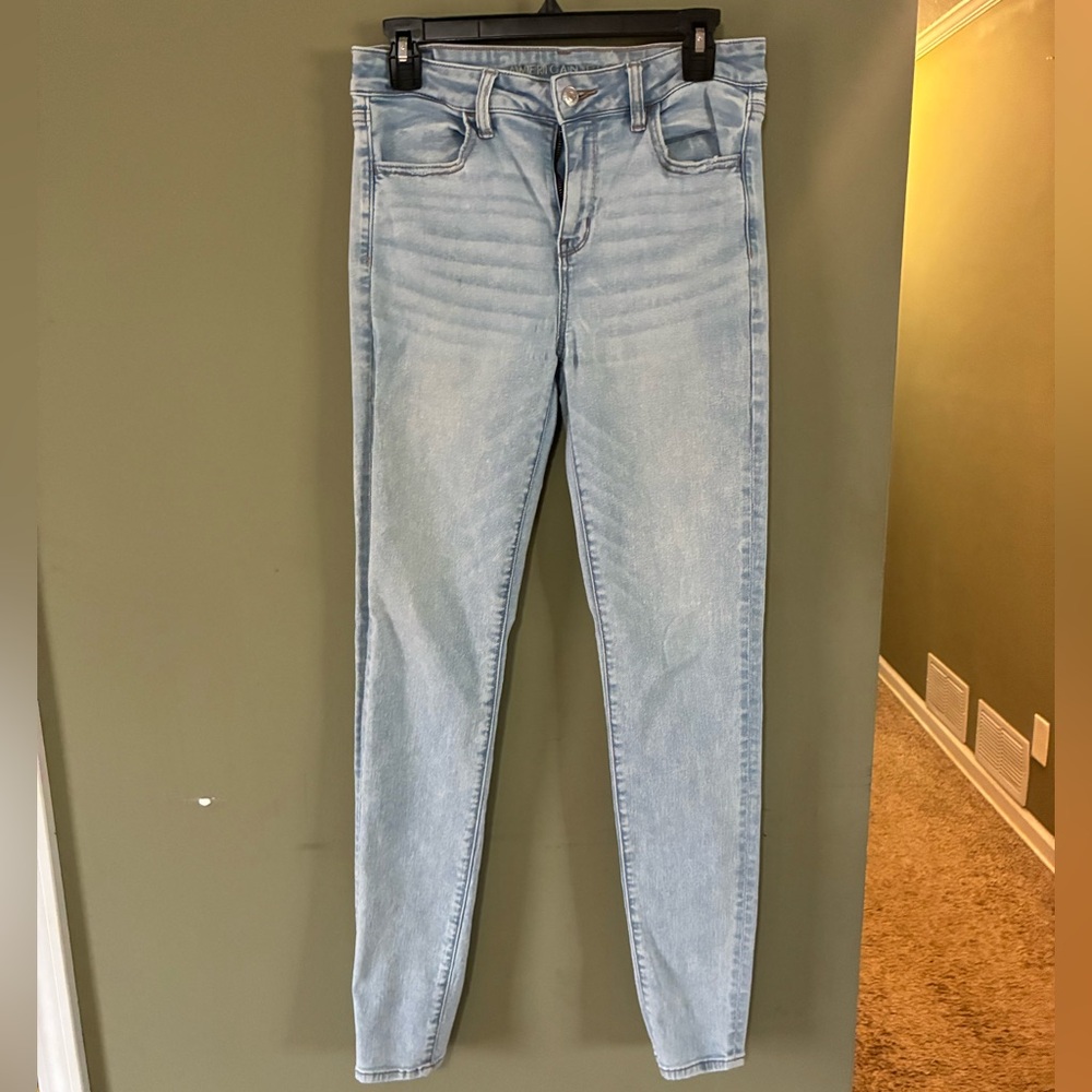 AEO Light Blue Women's Jeans 10 XLong
